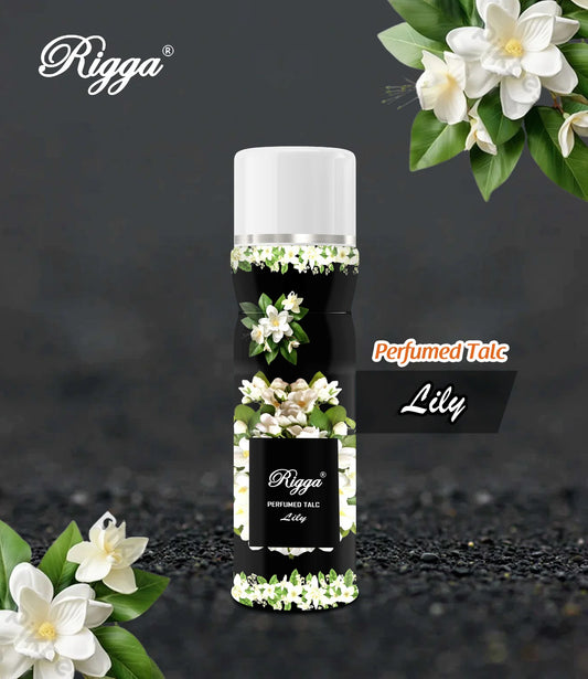 Lily Perfume Powder by Rigga: Elegant Floral Scent for All-Day Freshness