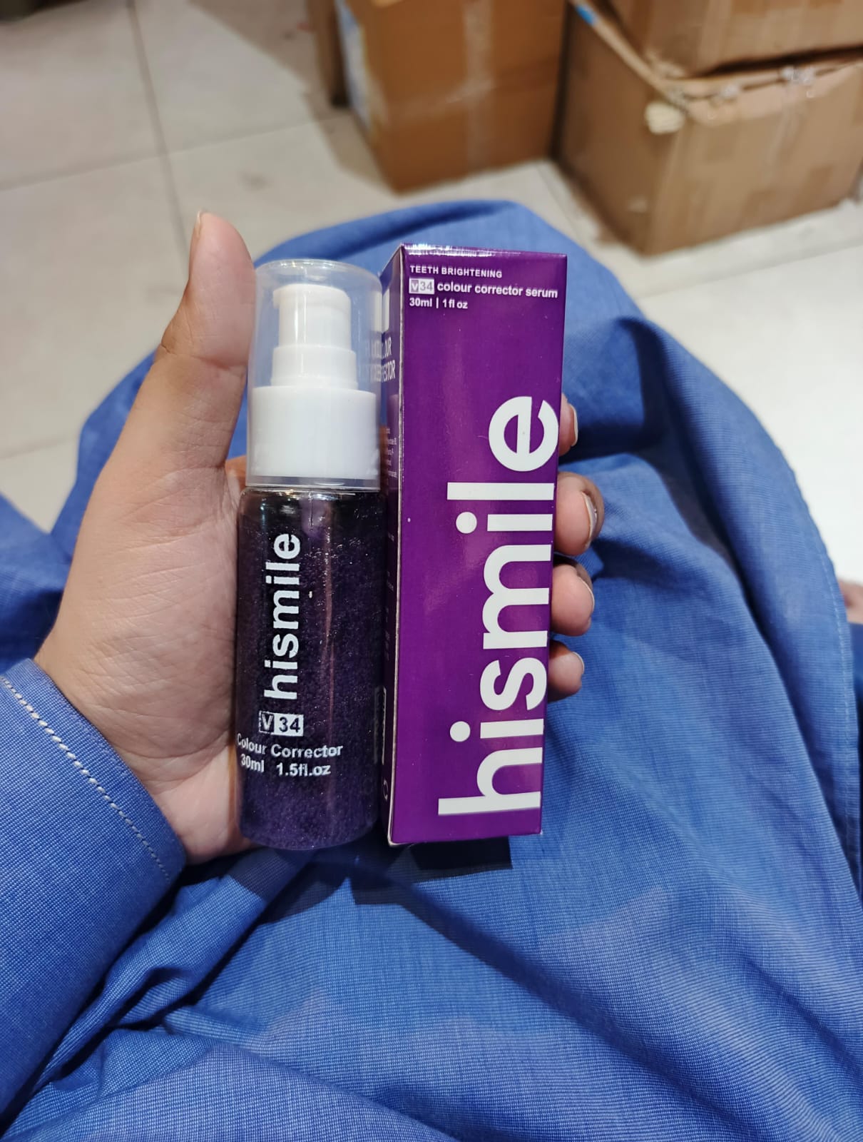 Hismile Teeth Whitening Gel (purple gel )