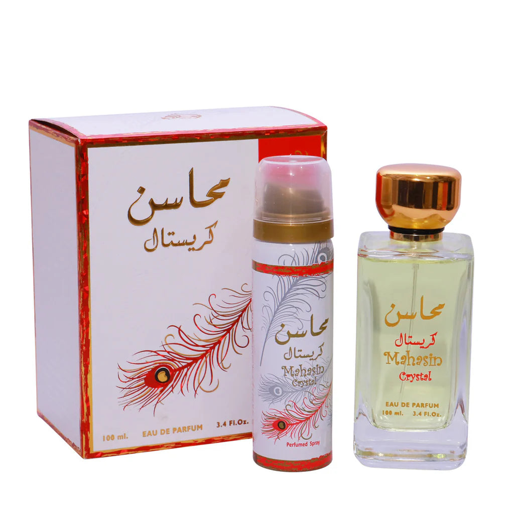 Lattafa UAE Mahasin Crystal Perfume - 100 Ml